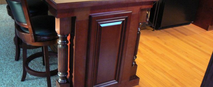 Reeded Dining Table Legs & Repurposed Cabinet Doors