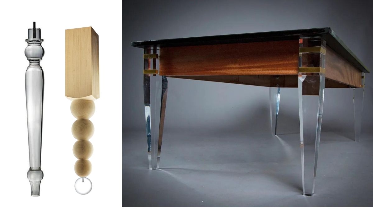Bring Home Beautiful with our New Acrylic Table Leg Collection