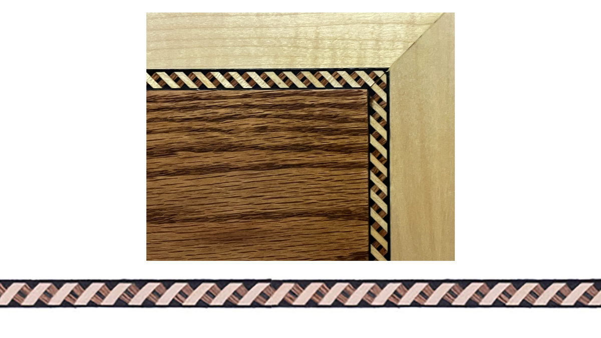 Inlay Strips Add Exquisite Detail to Corner Desk