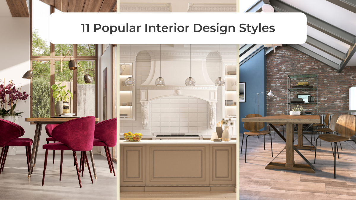 11 Popular Interior Design Styles